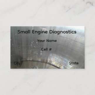 Small Engine Diagnostics Business Card