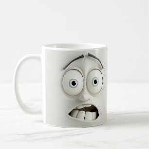 Small-Eyes Sarcastic Face 3D Mug Wrap