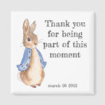 small favours fridge magnet<br><div class="desc">Personalized small favour for baby shower or any Peter the rabbit party</div>