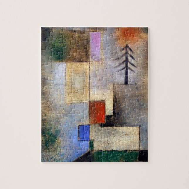 Small fir picture - Paul Klee -modern art painting Jigsaw Puzzle (Vertical)