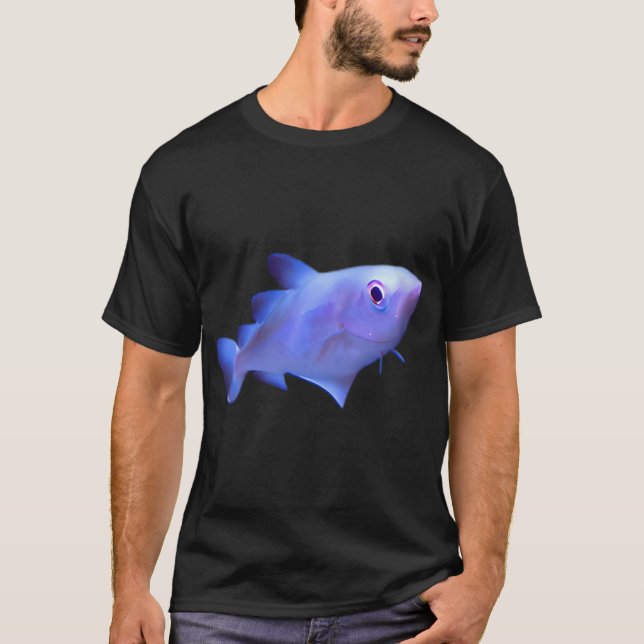 Small fish is alone cutout version T-Shirt (Front)
