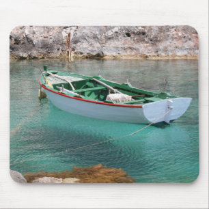 Small Fishing Boat Mouse Pad