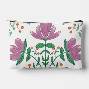 Small Floral Accessory Pouch