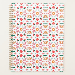 Small flower field note planner