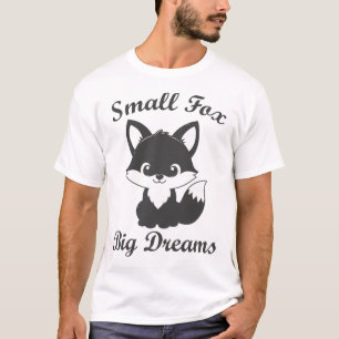 Small Fox, Big Dreams Cute Fox T-Shirt