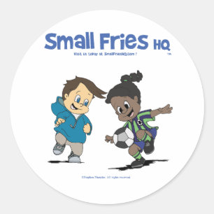 Small Fries HQ Danny et Delores Sticker Round