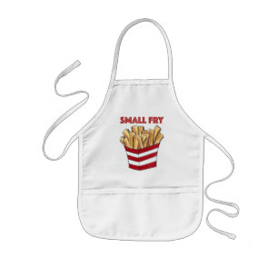 SMALL FRY Fast Food French Fries Chips Foodie Kid Kids Apron