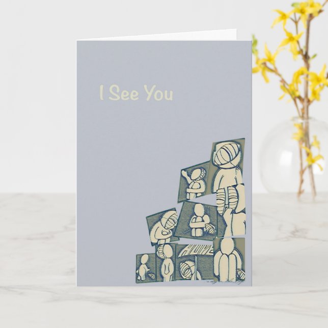 Small Gestures A Day In the Life 5 x 7 Card (Yellow Flower)