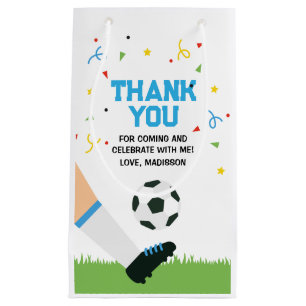 Small Gift Bag Soccer Sport Birthday
