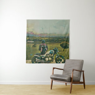 small gifts for motorcyclists tapestry