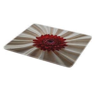 Small glass cutting board with Japanase Colours
