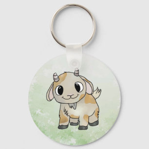 small goat keychain