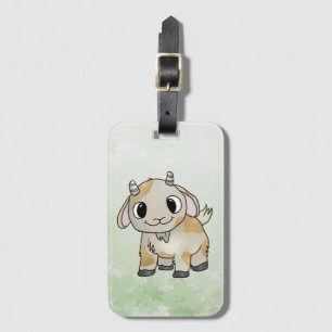 small goat   luggage tag