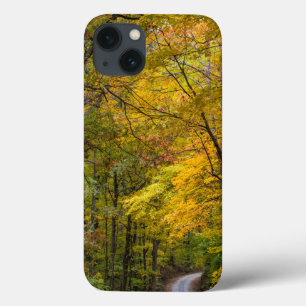 Small Gravel Road Lined With Autumn Color iPhone 13 Case