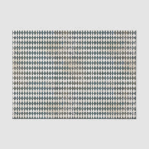 Small Green Harlequin Diamond Tissue Paper