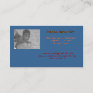 Small Guys 1st Business Card
