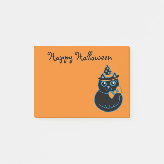 Small Happy Halloween Post It Notes (Front)