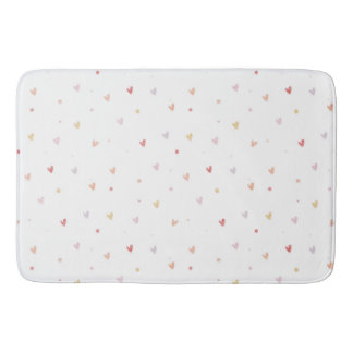 Small Hearts Bath Mat