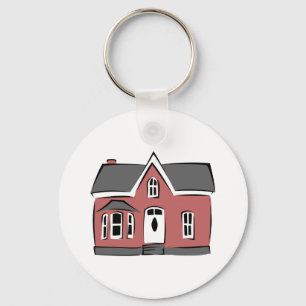 Small House Keychain