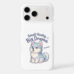 Small Husky Big Drama Funny Puppy