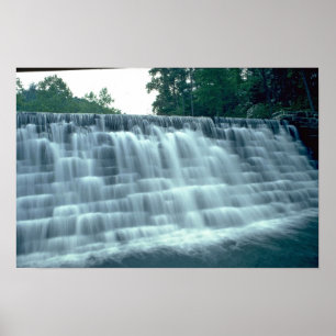 Small hydro-electric dam poster