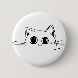 Small Kitty 2 Inch Round Button