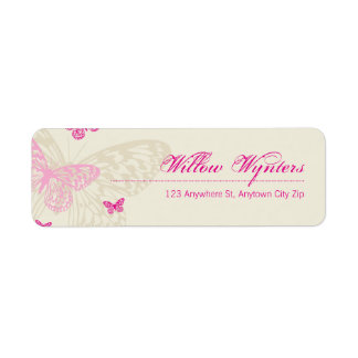 SMALL LABEL SEALS :: butterflies 4