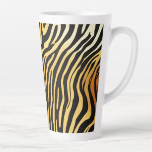 Small Latte Mug - 12 oz Eclectic Animal Prints
