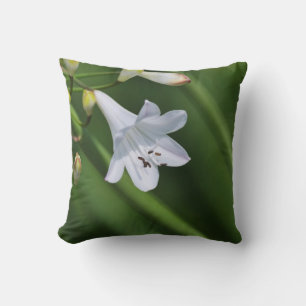 Small lily throw pillow