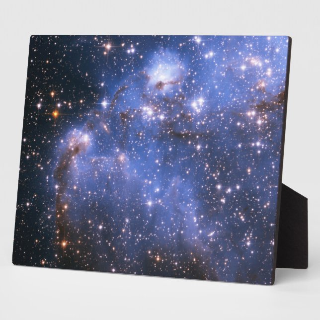 Small Magellanic Cloud Blue Space Photo 10x8 Plaque (Side)