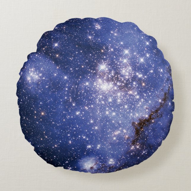 Small Magellanic Cloud Round Pillow (Front)