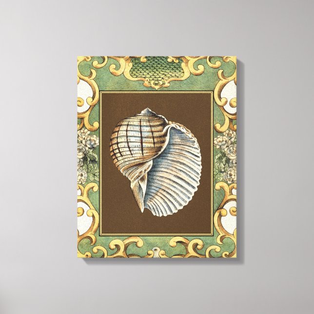 Small Mermaid's Shells Canvas Print (Front)