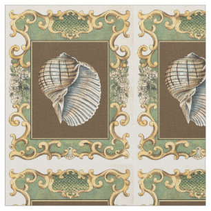 Small Mermaid's Shells Fabric