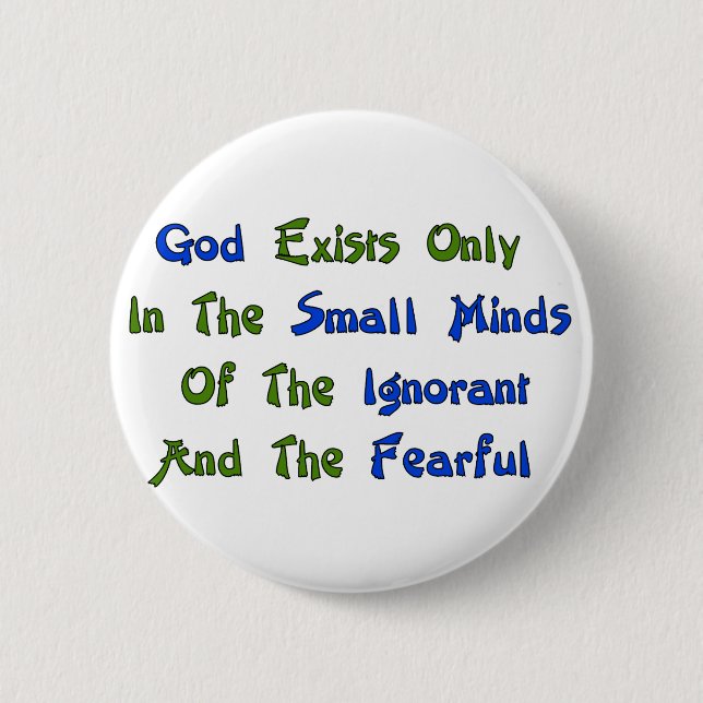 Small Minds 2 Inch Round Button (Front)