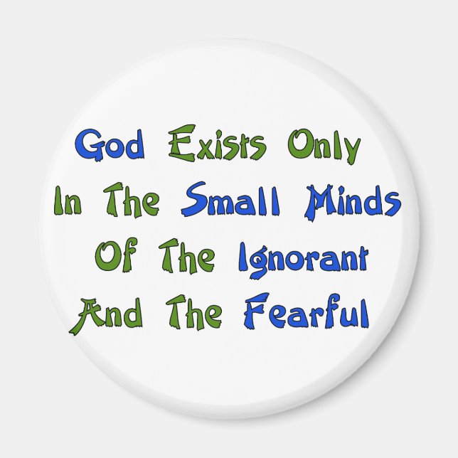 Small Minds Magnet (Front)