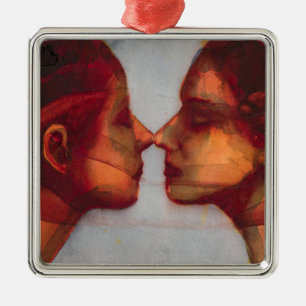 Small Mirror Twin 2003-07 Metal Ornament