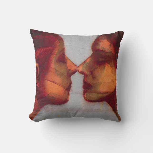 Small Mirror Twin 2003-07 Throw Pillow (Front)