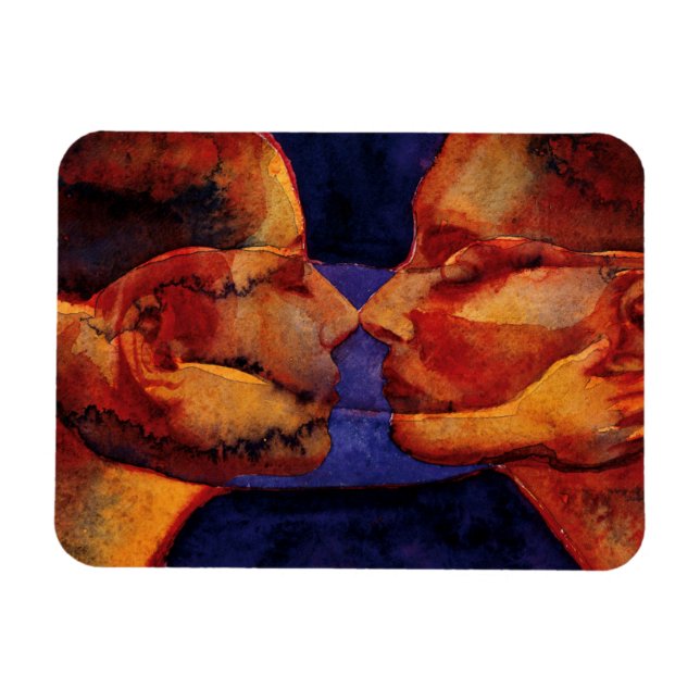 Small Mirror Twin with Figure Magnet (Horizontal)