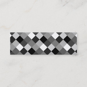 Small Monotone Blocks Mini Business Card