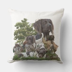 Small Munsterlander   Outdoor Pillow