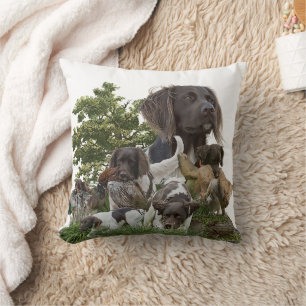 Small Munsterlander Throw Pillow