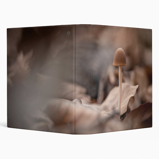 Small Mushroom Nature Photo Binder (Background)