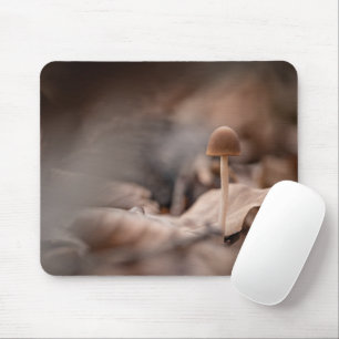Small Mushroom Nature Photo Mouse Pad