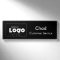 Small Name Badge Magnet Logo Employee Staff Black