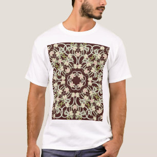 Small narcissus, art nouveau square. T-Shirt