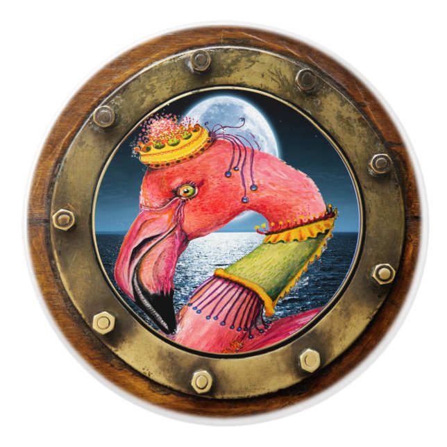 Small Nautical Porthole Drawer Knobs (Front)