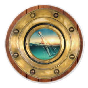 Small Nautical Porthole Drawer Knobs