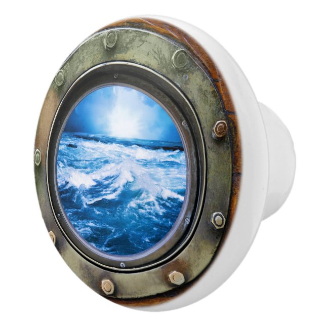 Small Nautical Porthole Drawer Knobs (Right)