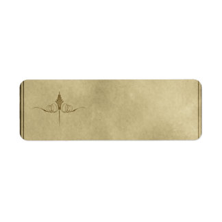Small Ornamental Apothecary Label