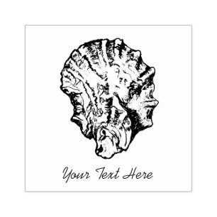 Small Oyster Napkin Stamp